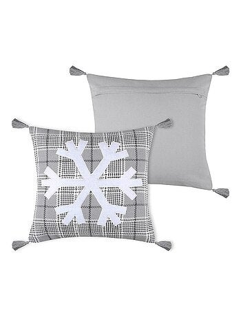 Coussin Etoile de neige Vaujany