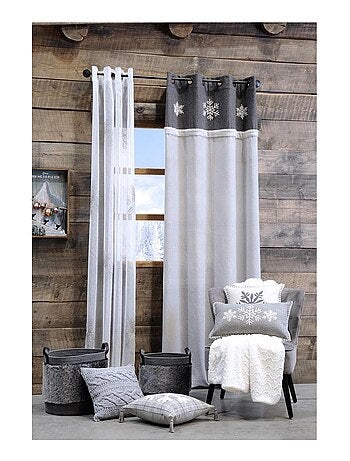 Coussin Etoile de neige Vaujany