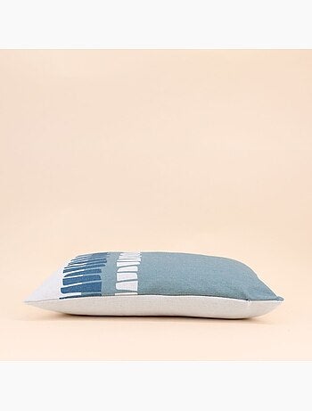 Coussin exterieur à motifs géométriques 30x50cm