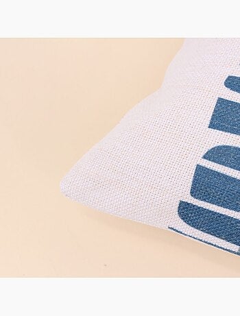 Coussin exterieur à motifs géométriques 30x50cm