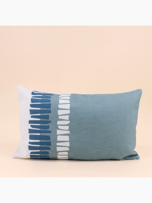 Coussin exterieur à motifs géométriques 30x50cm - Kiabi