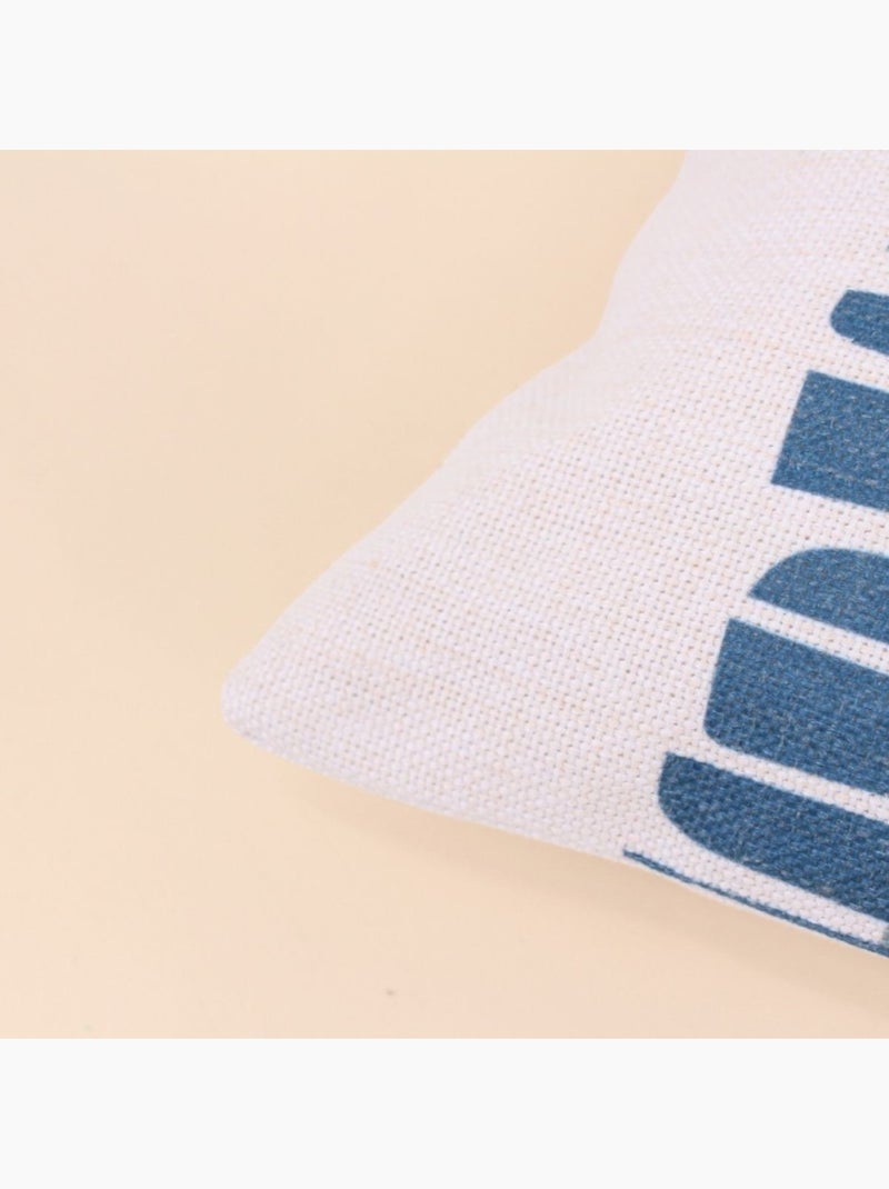 Coussin exterieur à motifs géométriques 30x50cm Gris foncé - Kiabi