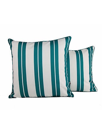 Coussin extérieur à rayures