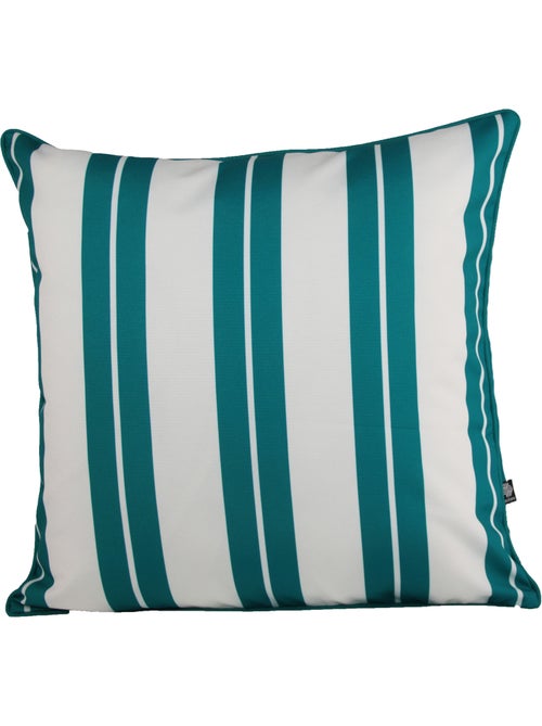Coussin extérieur à rayures - Kiabi