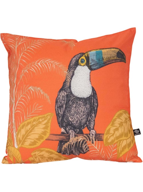 Coussin extérieur déperlant toucan - Kiabi