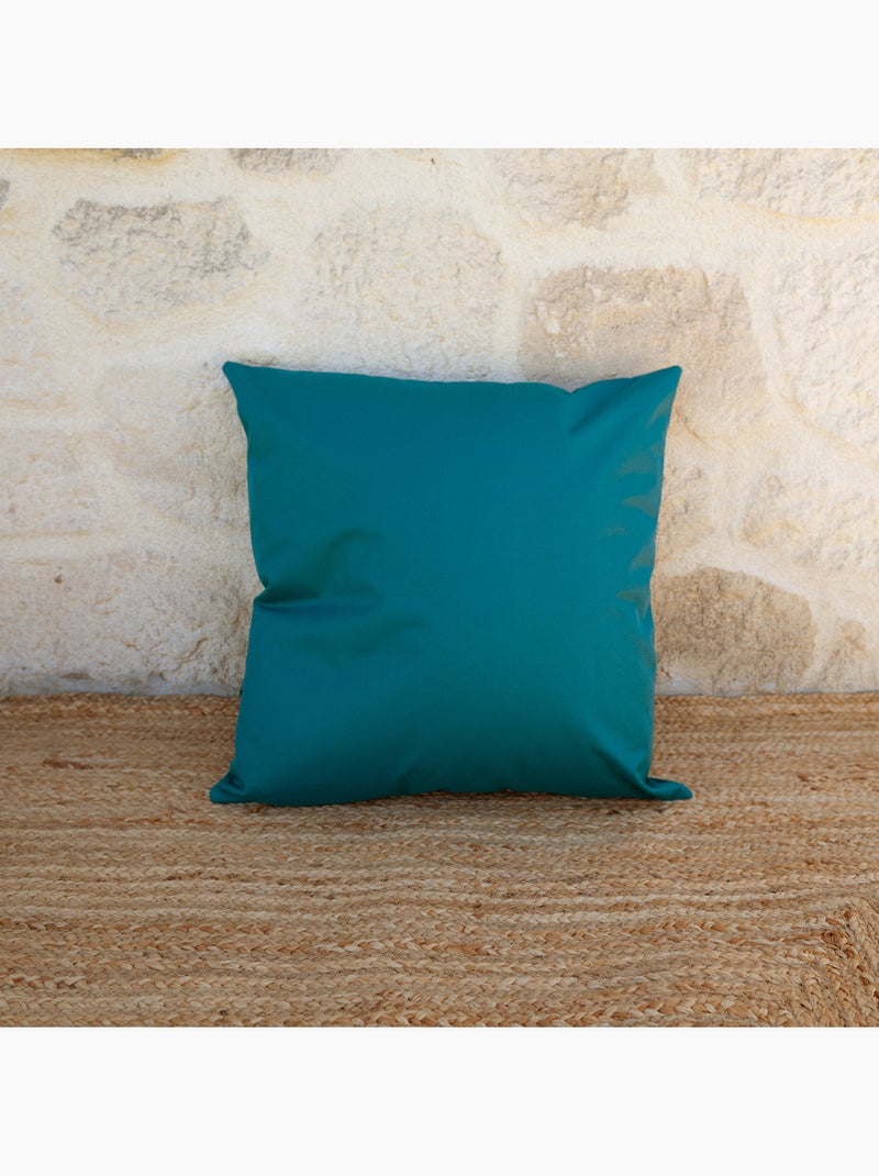 Coussin extérieur imperméable et déhoussable MINORQUE Bleu - Kiabi