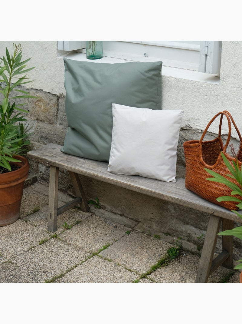 Coussin extérieur imperméable et déhoussable MINORQUE Ecru - Kiabi