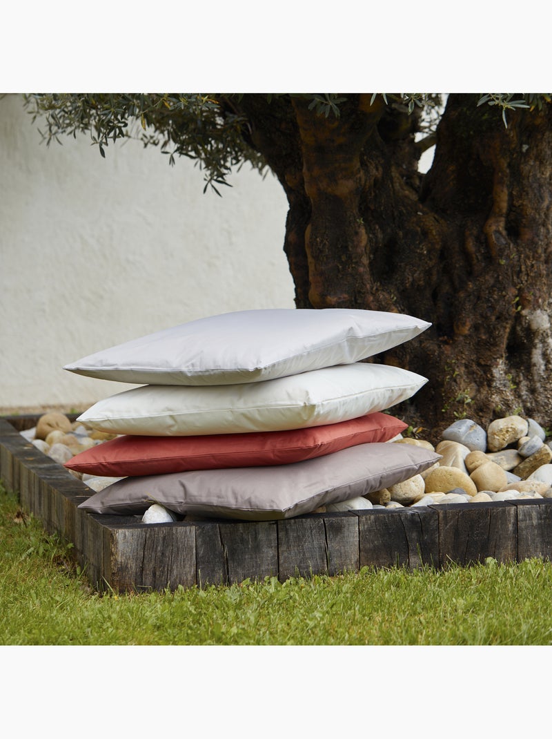 Coussin extérieur imperméable et déhoussable MINORQUE Gris perle - Kiabi