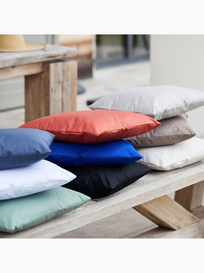 Coussin extérieur imperméable et déhoussable MINORQUE Terracotta - Kiabi