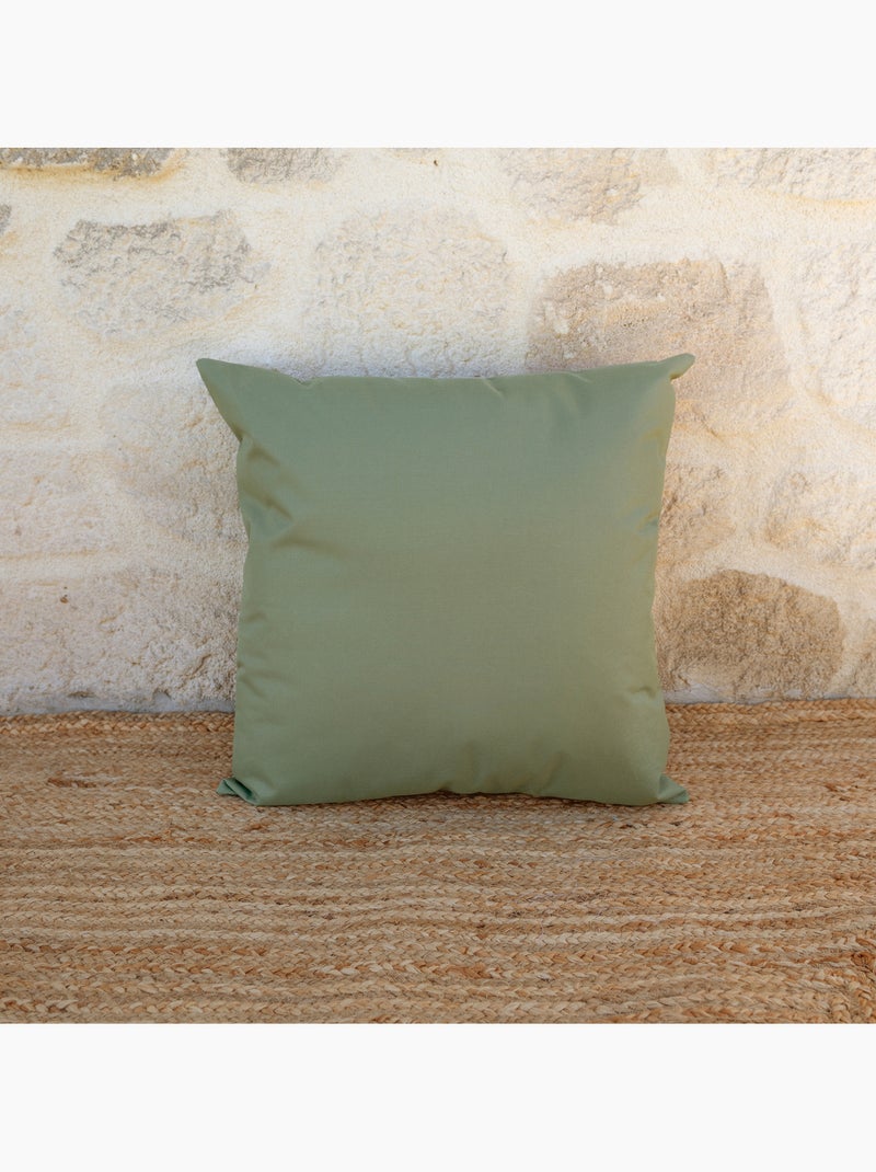 Coussin extérieur imperméable et déhoussable MINORQUE Vert olive - Kiabi