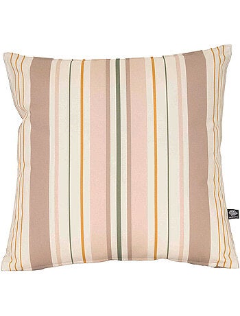 Coussin extérieur rayé