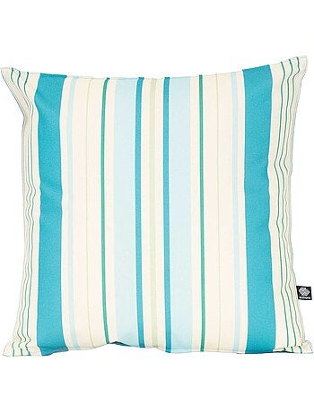 Coussin extérieur rayé