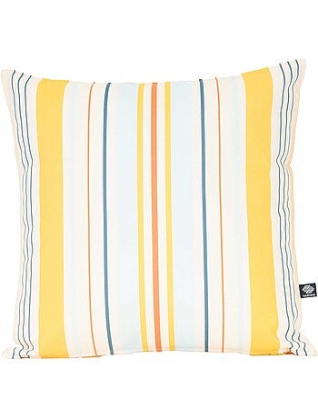 Coussin extérieur rayé