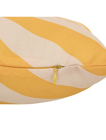 Coussin extérieur rayé "L'été