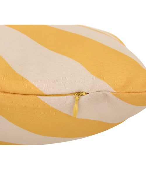 Coussin extérieur rayé "L'été" - Kiabi