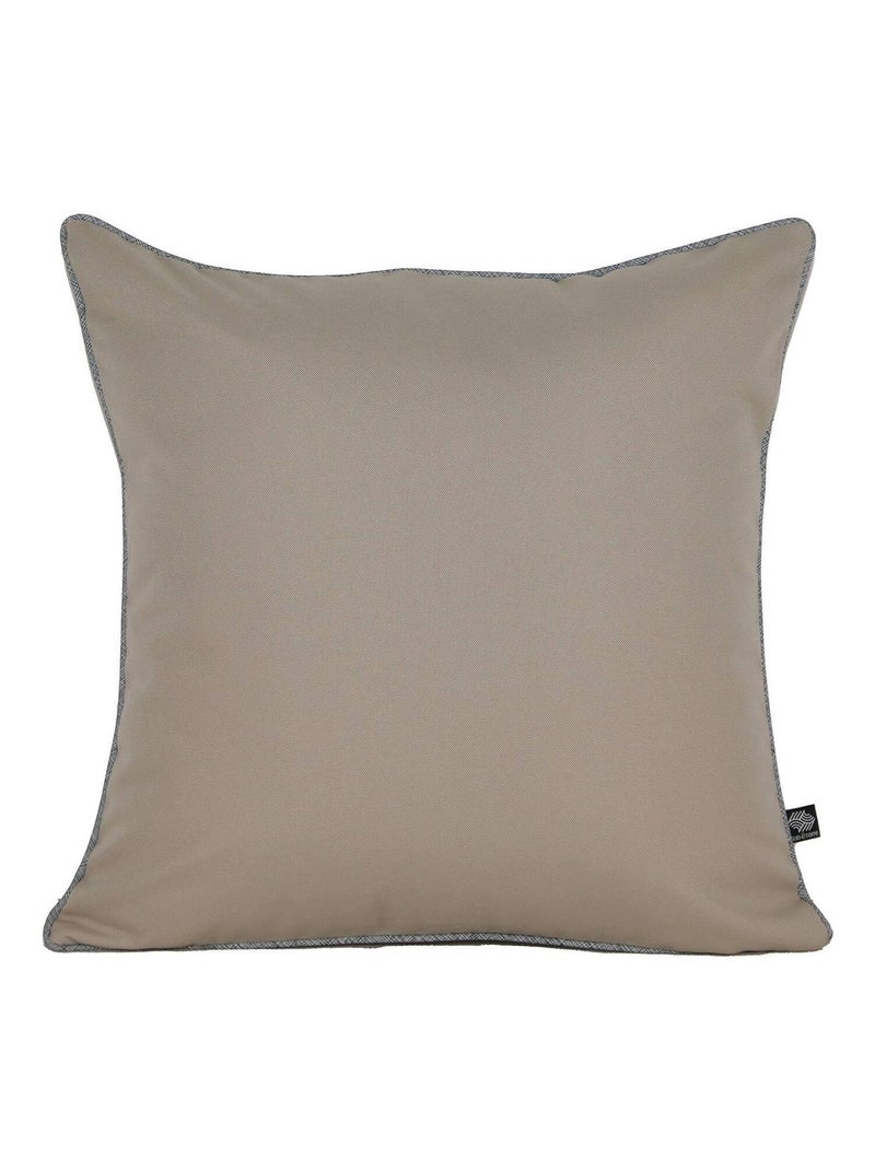 Coussin extérieur uni imperméable Beige - Kiabi