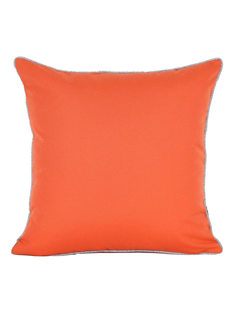 Coussin extérieur uni imperméable Orange - Kiabi