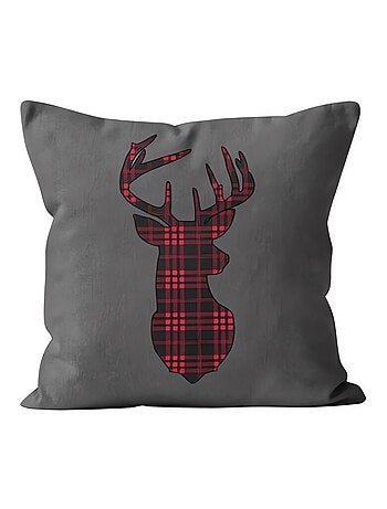 Coussin fantaisie pur coton 45x45 cm RENNES, par Soleil d'Ocre