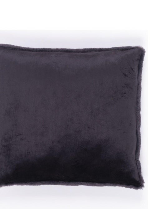 Coussin fausse fourrure  'INDIES' 'TODAY' - Kiabi