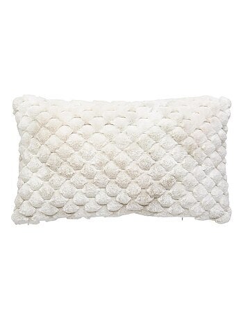 Coussin fausse fourrure Inuit - Effet tie and dye