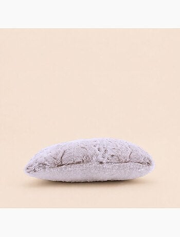 Coussin fausse fourrure motif peau de bête 40x40cm