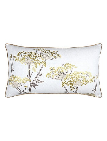 Coussin feuillage doré