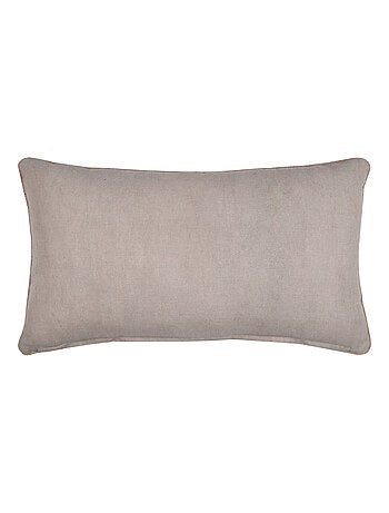 Coussin feuillage doré