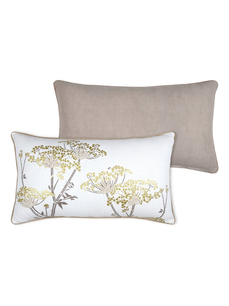 Coussin  feuillage doré Doré/or - Kiabi