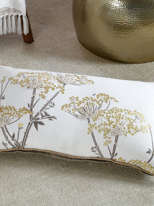 Coussin  feuillage doré - Kiabi