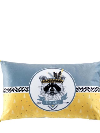Coussin Filou le raton laveur indien