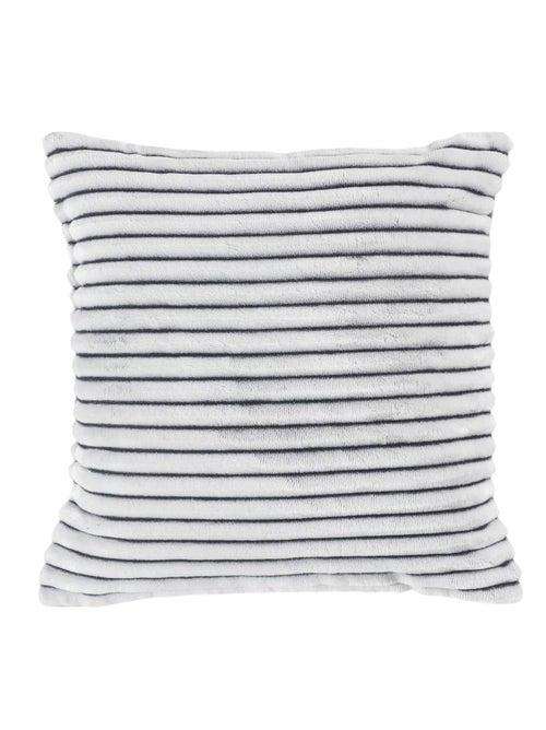Coussin Flanelle Jacquard Yolan - Kiabi
