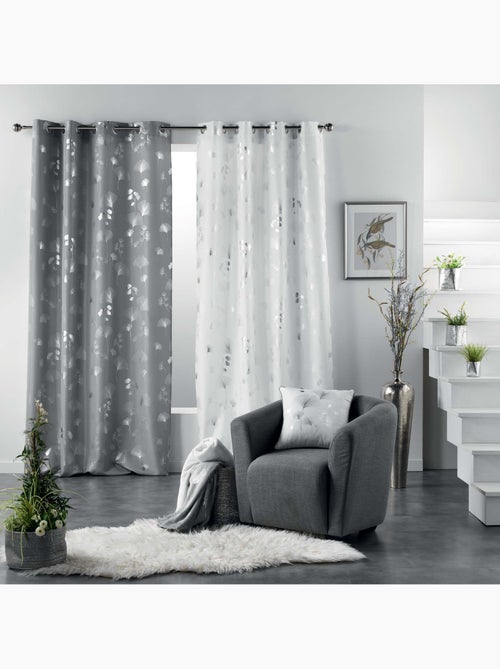 Coussin fleur Bloomy metalise - Kiabi