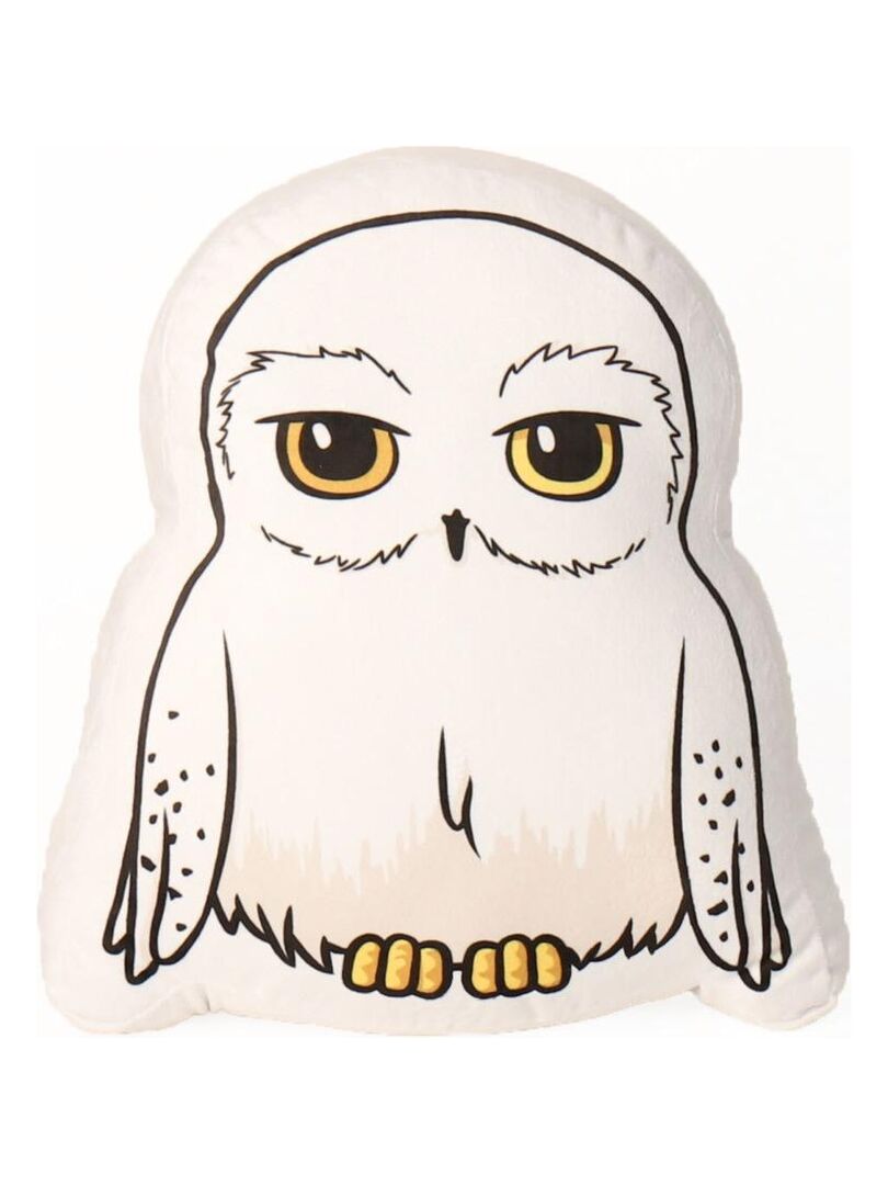 Coussin Forme 3D Harry Potter Hedwige - 100% Polyester Blanc - Kiabi