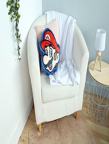 Coussin Forme 3D Super Mario - 100% Polyester