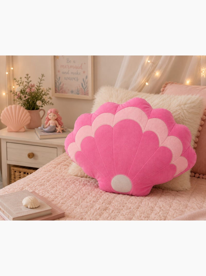 Coussin forme Coquillage rose Rose - Kiabi