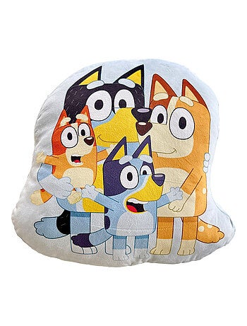 Coussin forme imprimé 100% Polyester, BLUEY FAMILY