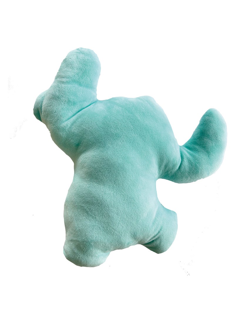 Coussin forme imprimé 100% Polyester, DISNEY HOME STITCH LOVE Bleu - Kiabi