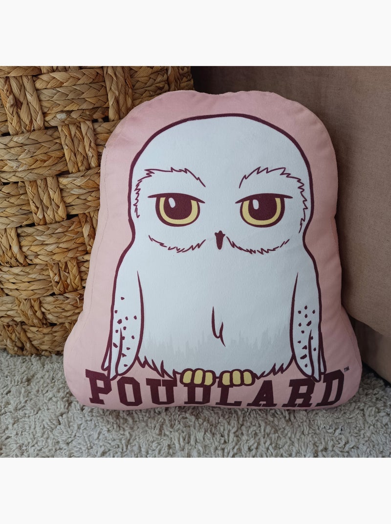 Coussin forme imprimé 100% polyester, harry potter hedwige Rose - Kiabi