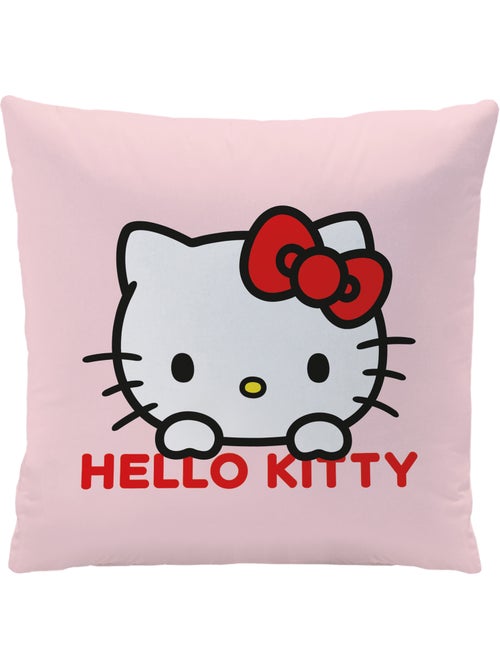 Coussin forme imprimé 100% Polyester, HELLO KITTY POIS - Kiabi