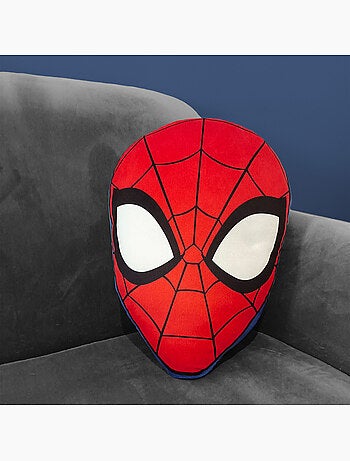 Coussin forme imprimé 100% polyester, spiderman hero head