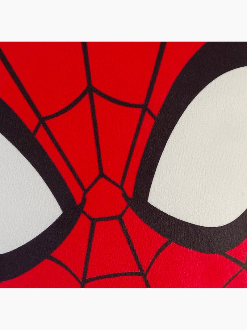 Coussin forme imprimé 100% polyester, spiderman hero head Rouge - Kiabi