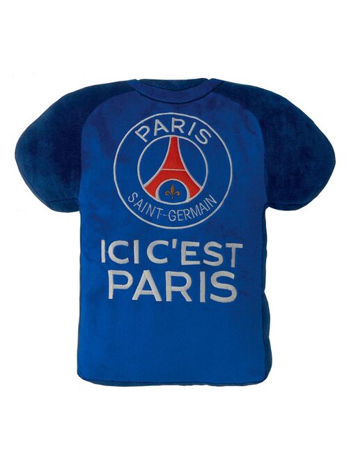 Coussin forme maillot velours brodé 100% polyester PSG MAILLOT - Kiabi