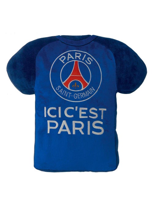 Coussin forme maillot velours brodé 100% polyester PSG MAILLOT - Kiabi