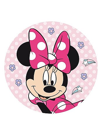 Coussin Forme Minnie Disney - Rose à pois blanc