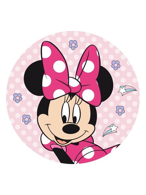 Coussin Forme Minnie Disney - Rose à pois blanc - Kiabi