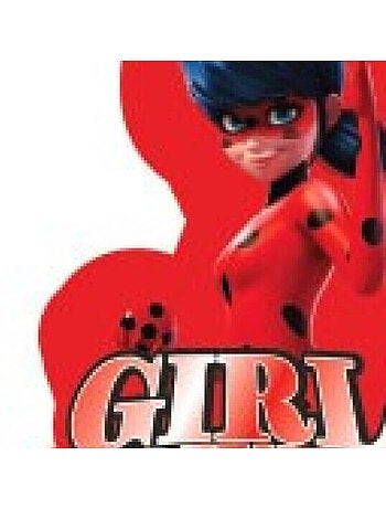 Coussin Forme Miraculous Ladybug -Girl Power-