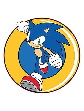 Coussin Forme Sonic Pièce de Monnaie