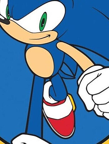 Coussin Forme Sonic Pièce de Monnaie