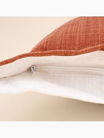 Coussin formes arrondies rouge, vert 40x40cm