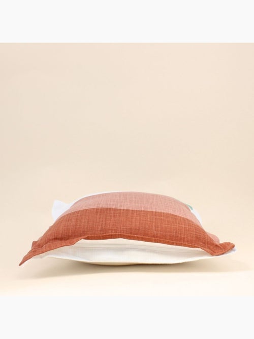 Coussin formes arrondies rouge, vert 40x40cm - Kiabi